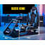 GTPLAYER Racing Simulator Cockpit Faux Leather PC & Racing Game Chair with Built-in Speakers-106342256