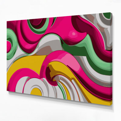 Biomorphic Abstraction 100 Brown Canvas Wall Art