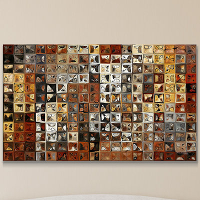 «Tile Art # 1 2013», reproduction d'impression sur toile encadrée