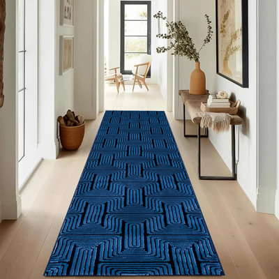 Large Shaggy Rugs Non Slip Living Room Hallway Fluffy Bedroom Carpet Mats