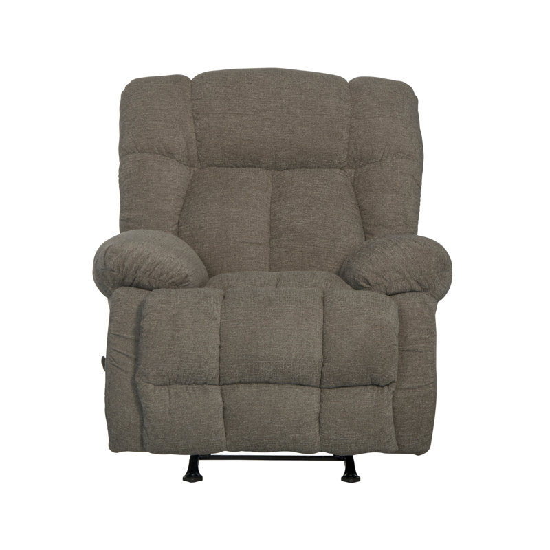 Bhanweri Upholstered Recliner, Otter Chenille