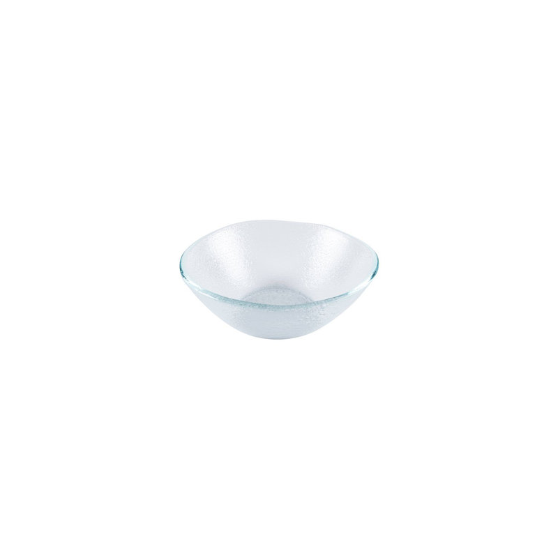 Diamètre de la vaisselle en verre: H 7,5 po: 2,75 po Bol rond en verre transparent (ensemble de 2)