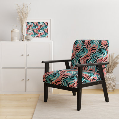 Fauteuil d'appoint rembourré Exotic Camouflage Caprice
