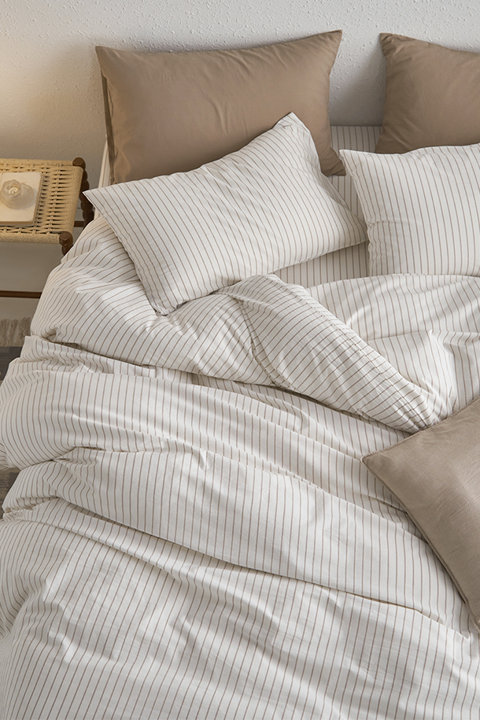 100% Washed Cotton Duvet Cover Set