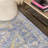 Peregrine Ornate Geometric Medallion Blue Rug-1379758385