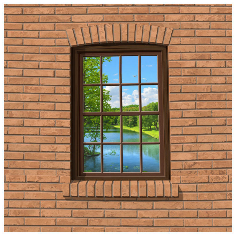 Coussins décoratifs Brick Wall, 20 x 20 pouces