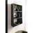 Akita Angled Three-Tier Wood Wall Shelf