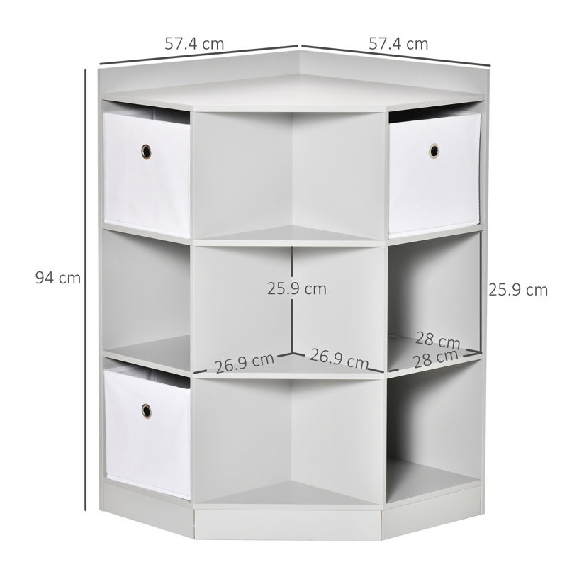 Bodha 94cm H X 57.4cm W Furniture Kids Book Cabinet