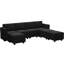 Canapé modulaire en velours Vashudev-1281672862