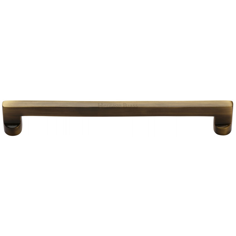 Heritage Brass Heritage Cabinet Pull Apollo Design, Antique Brass, 0.9cm H x 22.2 cm W x 3.5cm D