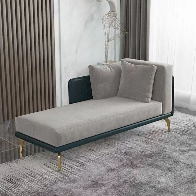 Chaise longue rembourrée Creative Minimalist, Accoudoir à droite (vu de face)