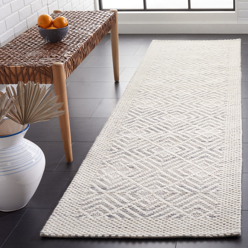 Demekia Hand Woven Performance Geometric Rug, Runner 2'3" x 9'
