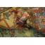 Tapis vert traditionnel pour salon 9 x 12