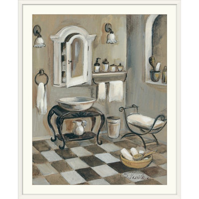 French Bathroom French Bath IV by Silvia Vassileva - Print