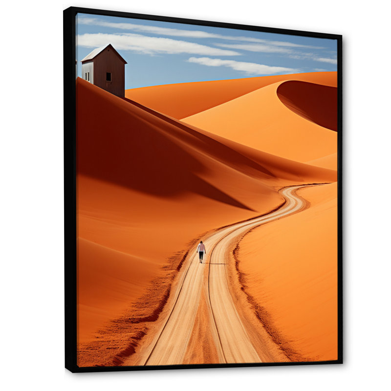Australie - Outback Spectrum This - imprimé, H 40 po x l 30 po x P 1,5 po, Cadre flottant noir