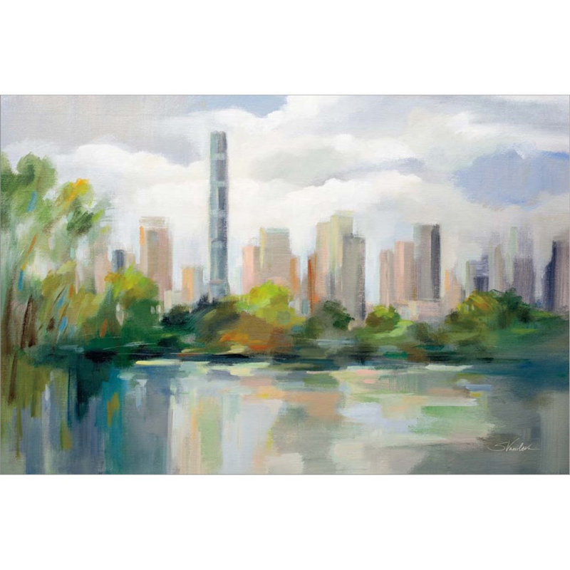 «Central Park Early Spring» par Silvia Vassileva - impression encadrée