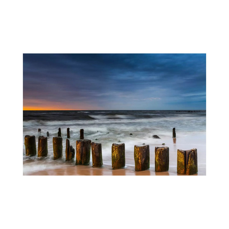 Poland, Baltic Sea, Dziwnow, Sunset V by Mikolaj Gospodarek - Wrapped Canvas Gallery-Wrapped Canvas Giclée