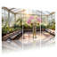 «Hydrangea Flower in Greenhouse», reproduction d'art sur toile tendue sur toile (ensemble de 3)-131509944