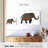 Floral Doodle Elephant-107470301