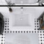 Meuble-lavabo mural blanc brillant avec comptoir en résine de pierre et tiroirs à fermeture en douceur-2015434260-2015434262