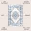 Tapis bleu / gris Clarice Inigo Cottage-2142736163