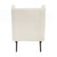 Chaise en chenille à accoudoirs évasés 27,5 po Ferriday-591314286