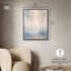 Toile grise indigo Serenity par Art Remedy-110304508-110304518