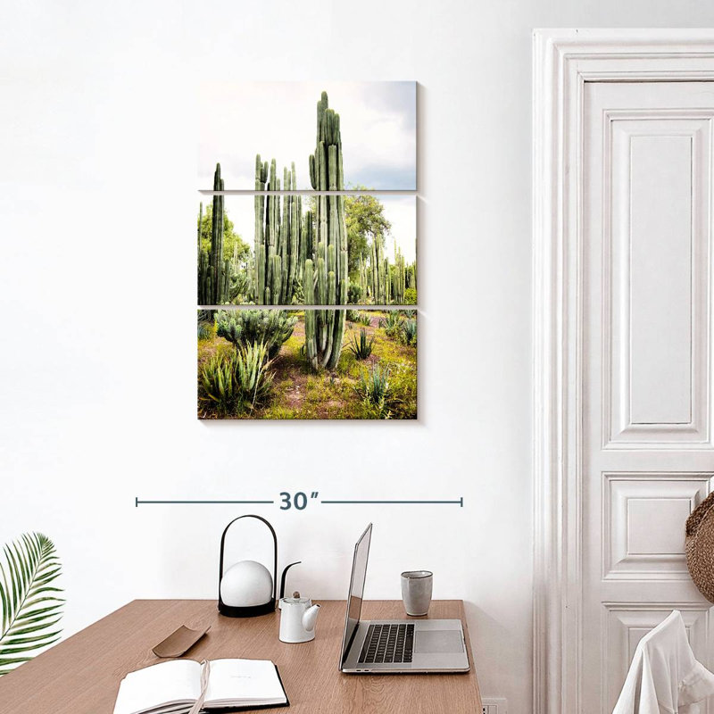 Harnek Viva, Mexique - Cactus Cardon I, H 32 po x l 20 po
