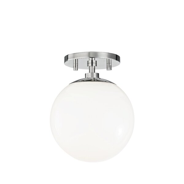 AllModern Luna Glass Semi Flush Mount & Reviews | Wayfair