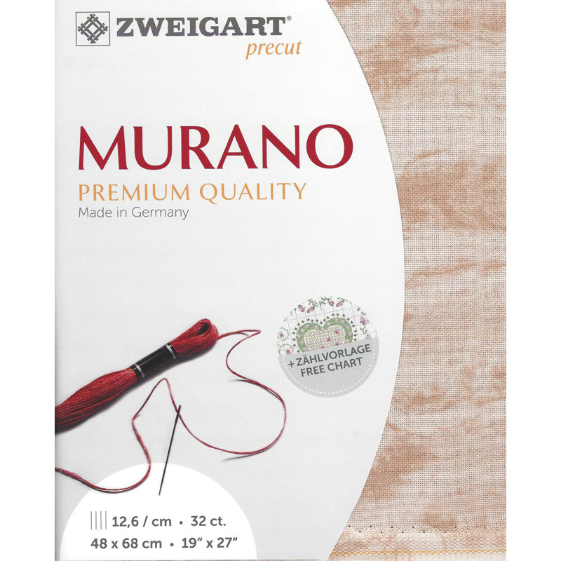 Bois pré-découpé Zweigart Murano, 32 pièces 3984/3219