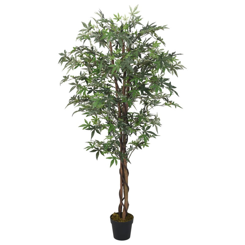 Faux Maple Tree in Pot, 150cm H x 90cm W x 18cm D