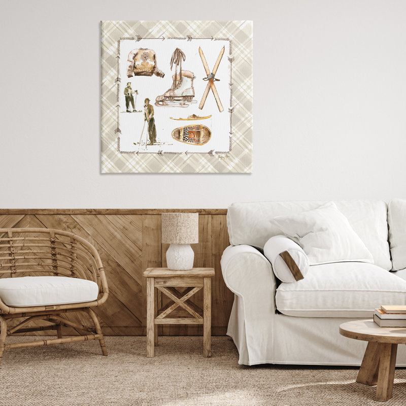 «Winter Skiing Sports» par Geoff Allen, H 36 po x l 36 po