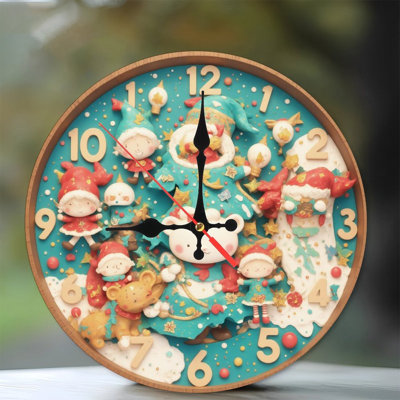 Clock-With-Hot-Drink-Gingerbread-House