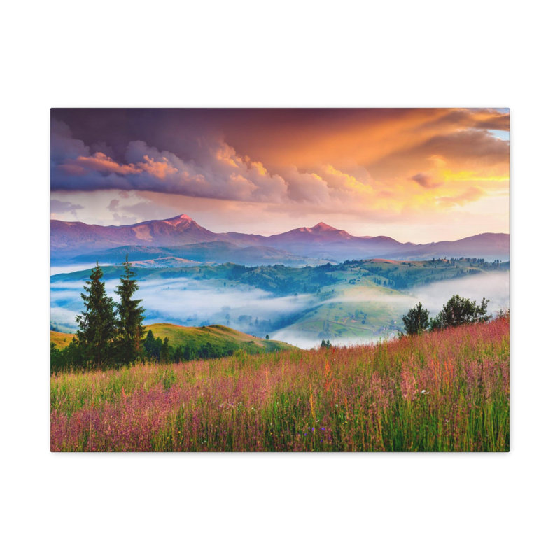 No Frame Print on Canvas, 12cm H x 18cm W