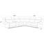 Canapé modulaire inclinable électrique 6 pièces Rudra-2035593667