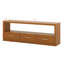 Meuble télé élégant avec rangement spacieux, design classique avec trois tiroirs-540220652