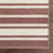  Bowery Striped Wool Area Rug-480567479