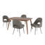 Ensemble de salle à manger Farias Mid-Century-1365270994-1365270995