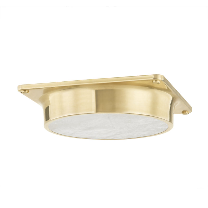 GREENWICH 1 LIGHT FLUSH MOUNT