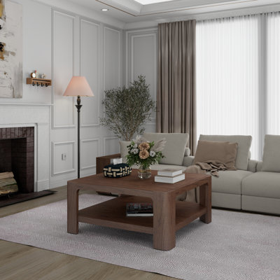 Lai Coffee Table With Open Shelf