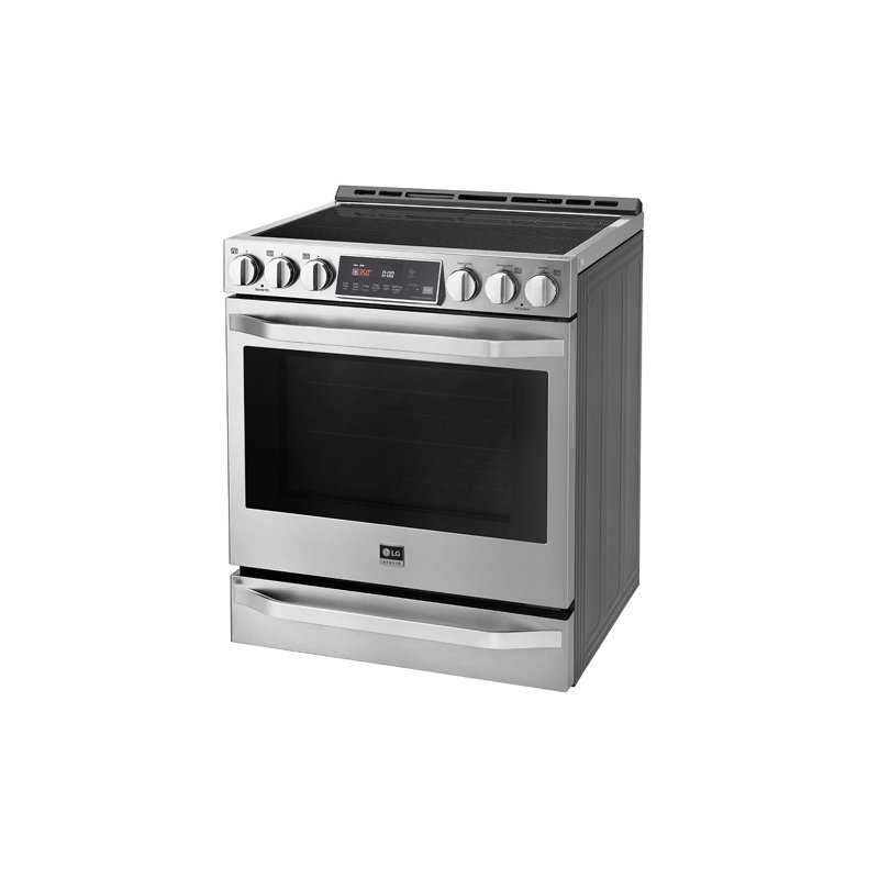 LG 30" 6.3 cu. ft. Smart Slide-in Electric Range with Convection Oven
