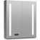 Aderholt LED Aluminum Two-Door Medicine Cabinet with Mirrored Doors, Adjustable Shelves, Adjustable Color Temperature & Brightness, Anti-Fog Function, Built-in Display for Date, Time, and Temperature