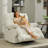 41.5" Wide Upholstered Recliner, Oversized Power Swivel Rocker Recliner Chair with USB & Type-C Port-576323598