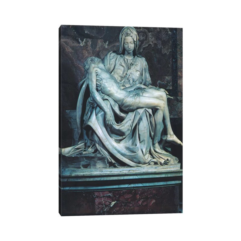 Pieta by Michelangelo - Wrapped Canvas Print, 101.6 cm H x 66.04 cm W x 1.91 cm D