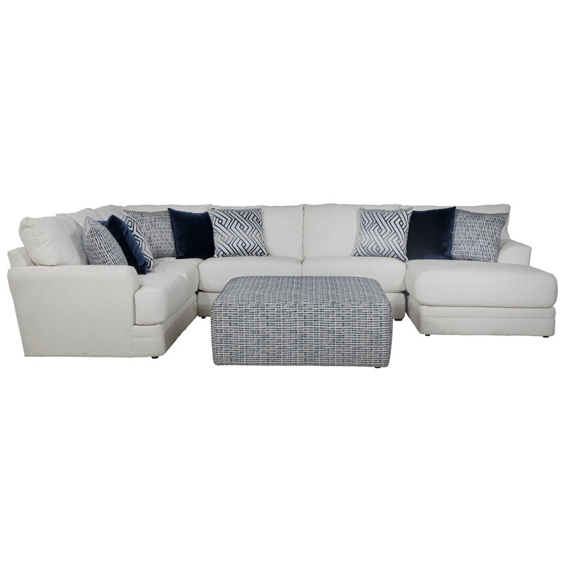 Mazekine Upholstered U-Shaped Sectional, Left Hand Facing