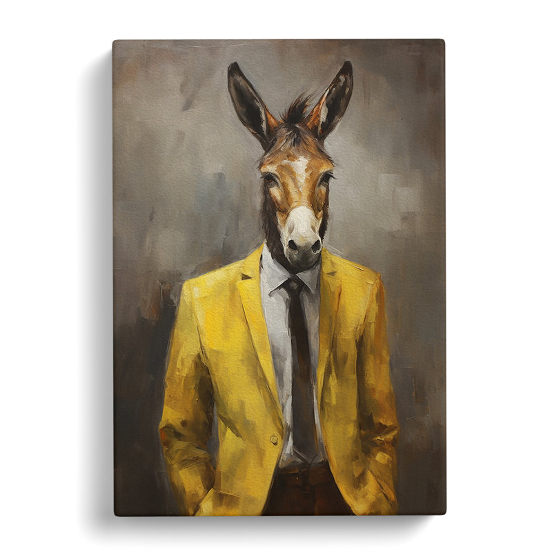 Donkey Modern No.2 - No Frame Print, 50cm H x 35cm W x 3cm D