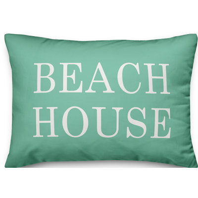  Housse et insert de coussin rectangulaire intérieur / extérieur Beach House
