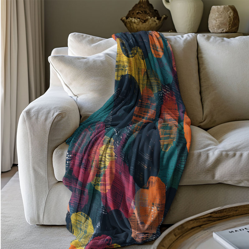 Draperie en coton Airy - 1 pièce Sherpa Premium, Grand lit