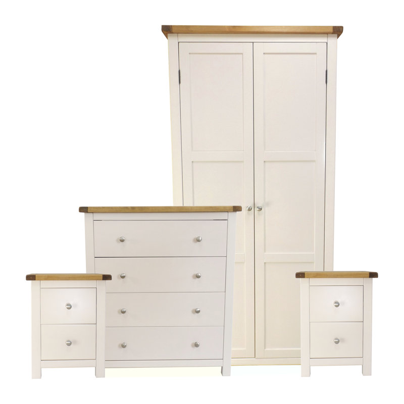 Hinckley Piece Bedroom Set, 4 Pcs: 2 Nightstands, 2 Dressers