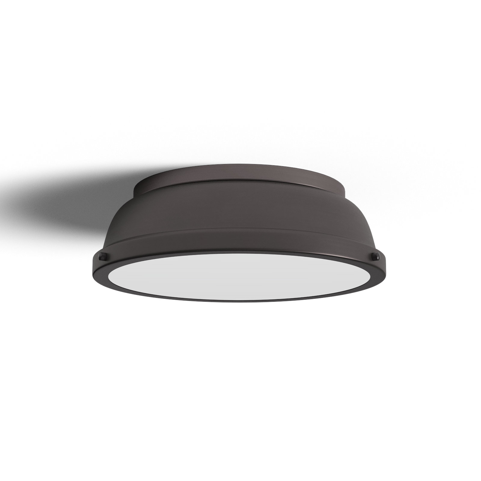 Calico 2 Light Steel Flush Mount, Rubbed Bronze, Rubbed Bronze